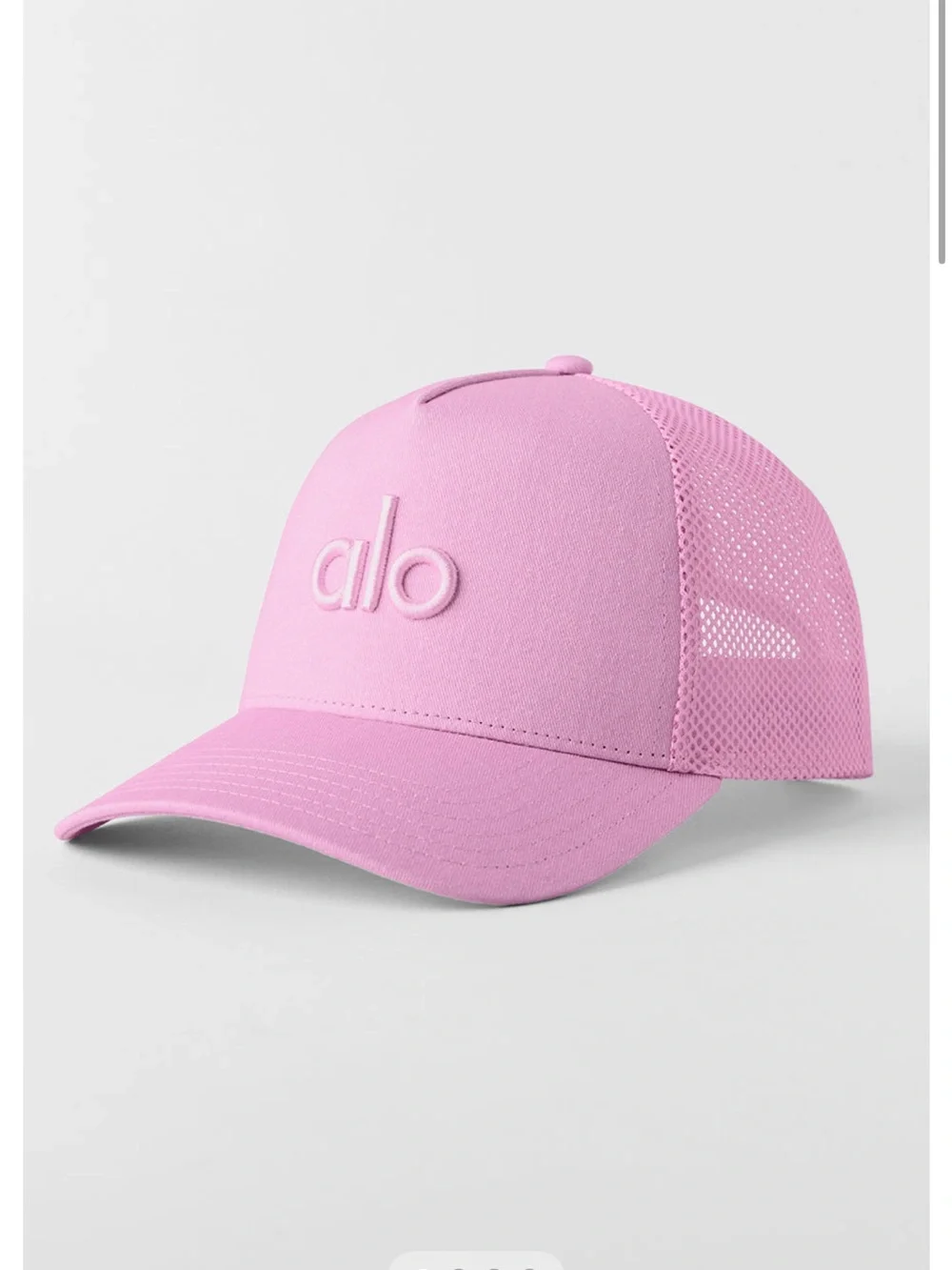ALO Yoga District Trucker Hat – Candy Heart Pink
